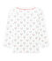 T-shirt garçon manches longues imprimé blanc LAIT/blanc MULTICO