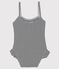 Maillot de bain UPF 50+ bébé bleu ABYSSE/blanc LAIT
