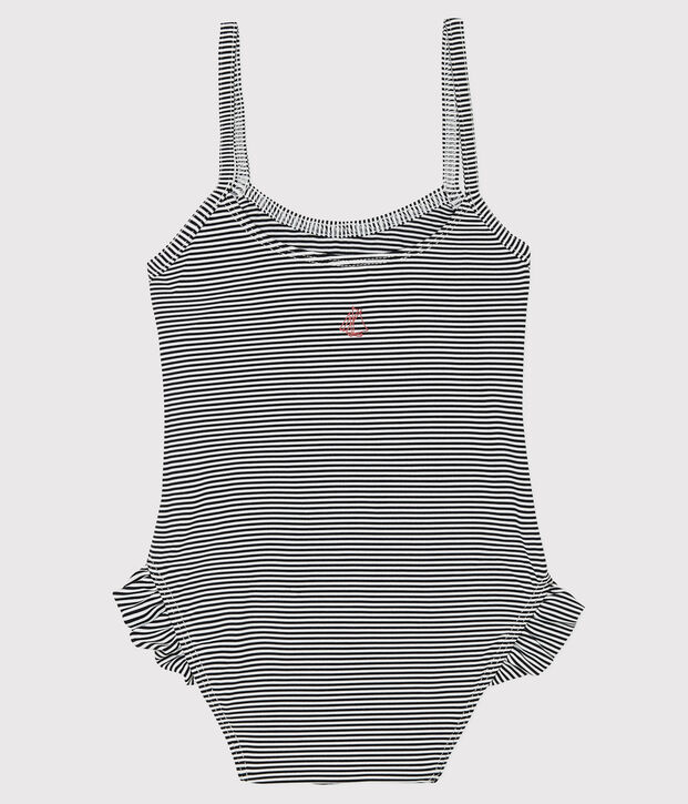 Maillot de bain UPF 50+ b&eacute;b&eacute; bleu/blanc