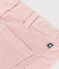 Jupe en velours enfant fille rose SALINE