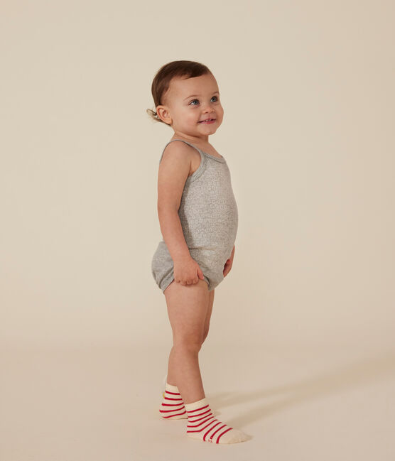 Lot de 3 bodies bretelles en coton bébé variante 1