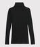 Sous pull en laine et coton Femme noir NOIR