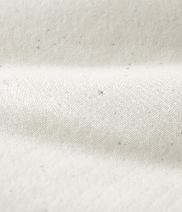 Nid d'ange blanc b&eacute;b&eacute; en tubique en coton biologique blanc