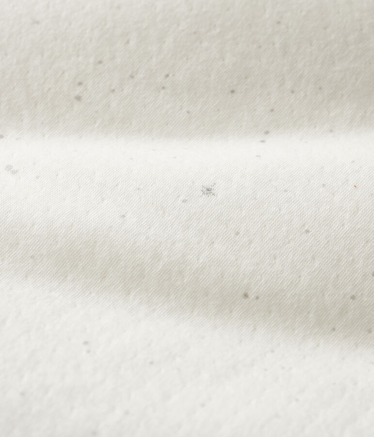 Nid d'ange blanc b&eacute;b&eacute; en tubique en coton biologique blanc