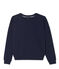 Sweat femme en coton stretch bleu SMOKING