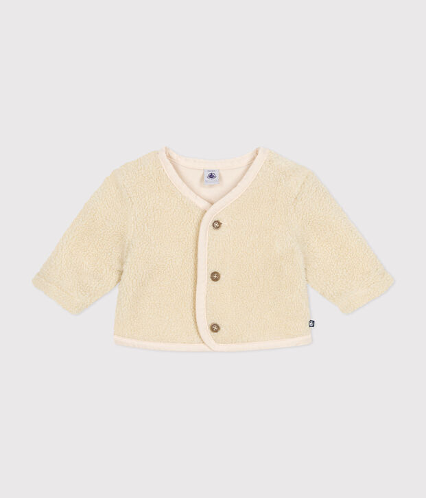 Veste en sherpa b&eacute;b&eacute; &eacute;cru