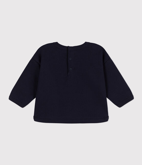 Sweatshirt bébé en molleton bleu SMOKING