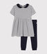 Ensemble robe et legging en coton bébé