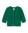 Cardigan bébé fille en laine mélangée vert GAZON