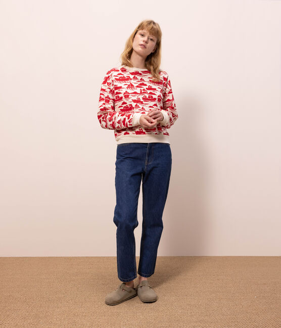 Sweatshirt en coton Femme rouge AVALANCHE/ ROUGE