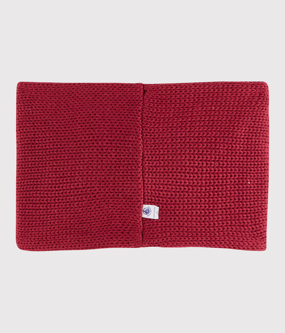 Snood torsadé en tricot enfant garçon - fille rose POPPY