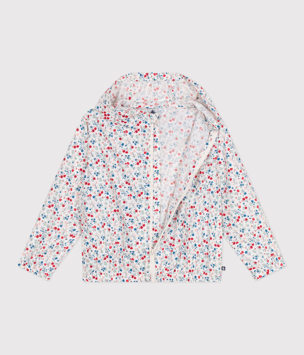 COUPE-VENT ULTRA L&Eacute;GER ENFANT blanc/multicouleur