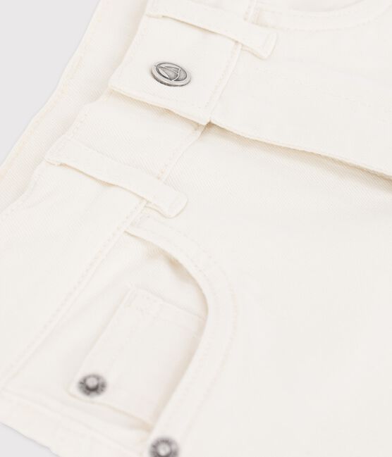 Bermuda en denim enfant garçon écru AVALANCHE