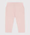 Pantalon bébé en tubique uni rose SALINE