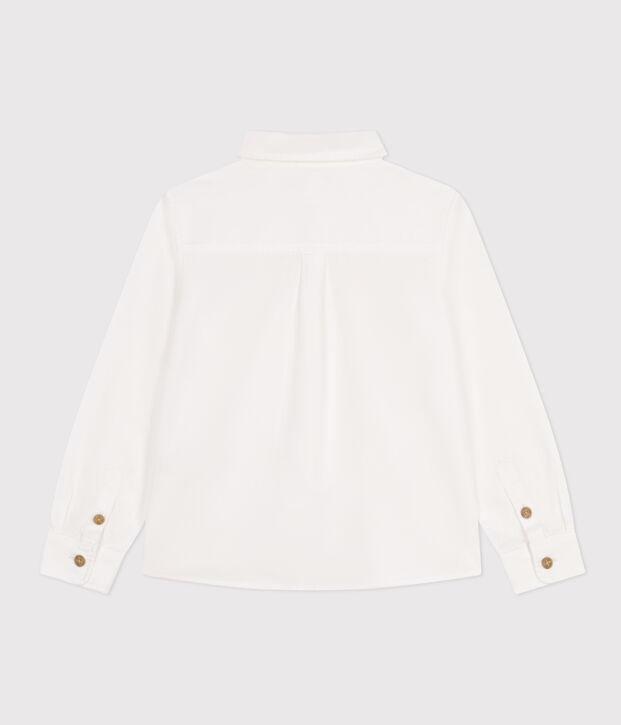 Chemise enfant gar&ccedil;on blanc