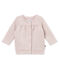 Cardigan bébé fille en molleton brillant rose JOLI/jaune DORE