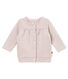 Cardigan bébé fille en molleton brillant