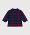 Chemise en flanelle à carreaux bébé bleu SMOKING/blanc MULTICO