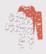 Lot de 2 pyjamas en coton enfant