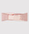 Bandeau rayé en tubique bébé fille rose FLEUR/rose COPPER