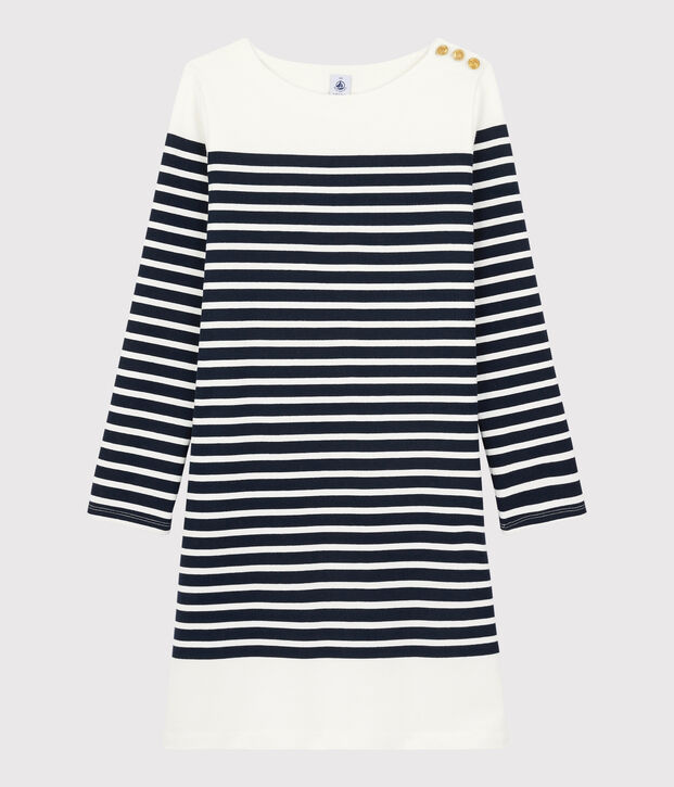 Robe marini&egrave;re Femme bleu/blanc