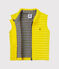 blouson sans manches en tubique matelassé bébé garçon jaune JAUNE