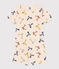 Pyjama short imprimé trottinettes en coton enfant blanc AVALANCHE/ MULTICO