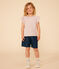Tee-shirt en coton enfant fille rose SALINE