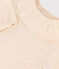 Blouse manches longues bébé en gaze de coton écru AVALANCHE