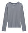 Tee shirt manches longues iconique femme bleu SMOKING/blanc MARSHMALLOW