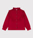 Blouse en velours fin enfant fille