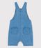 Salopette courte denim léger bio bébé bleu DENIM CLAIR
