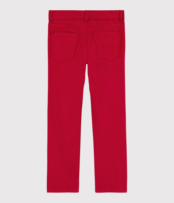 Pantalon enfant garçon rouge TERKUIT