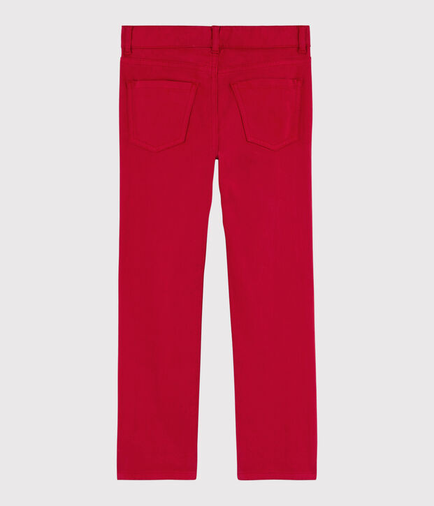 Pantalon enfant gar&ccedil;on rouge