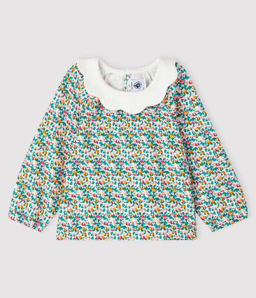 PETIT BATEAU - Blouse manches longues bébé fille