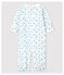 Combisac à étoiles bébé en coton biologique blanc MARSHMALLOW/gris GRIS