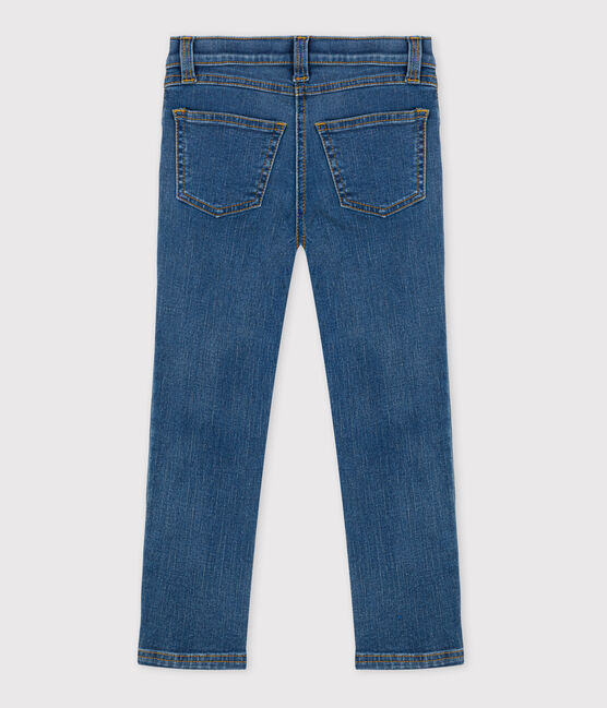 Pantalon slim en denim enfant fille bleu DENIM BLEU