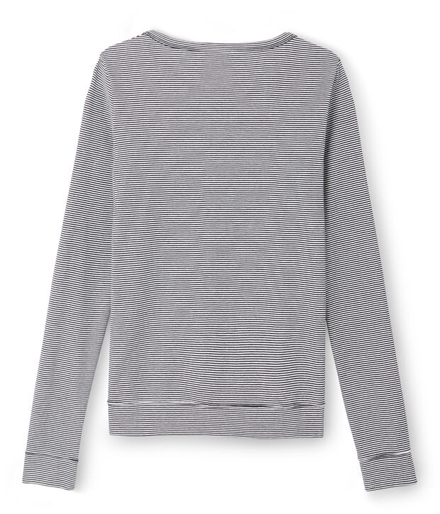Cardigan iconique femme bleu/blanc