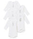 Lot de 5 bodies manches longues bébé mixte