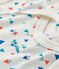 Body manches courtes bébé garçon-fille blanc MARSHMALLOW/blanc MULTICO