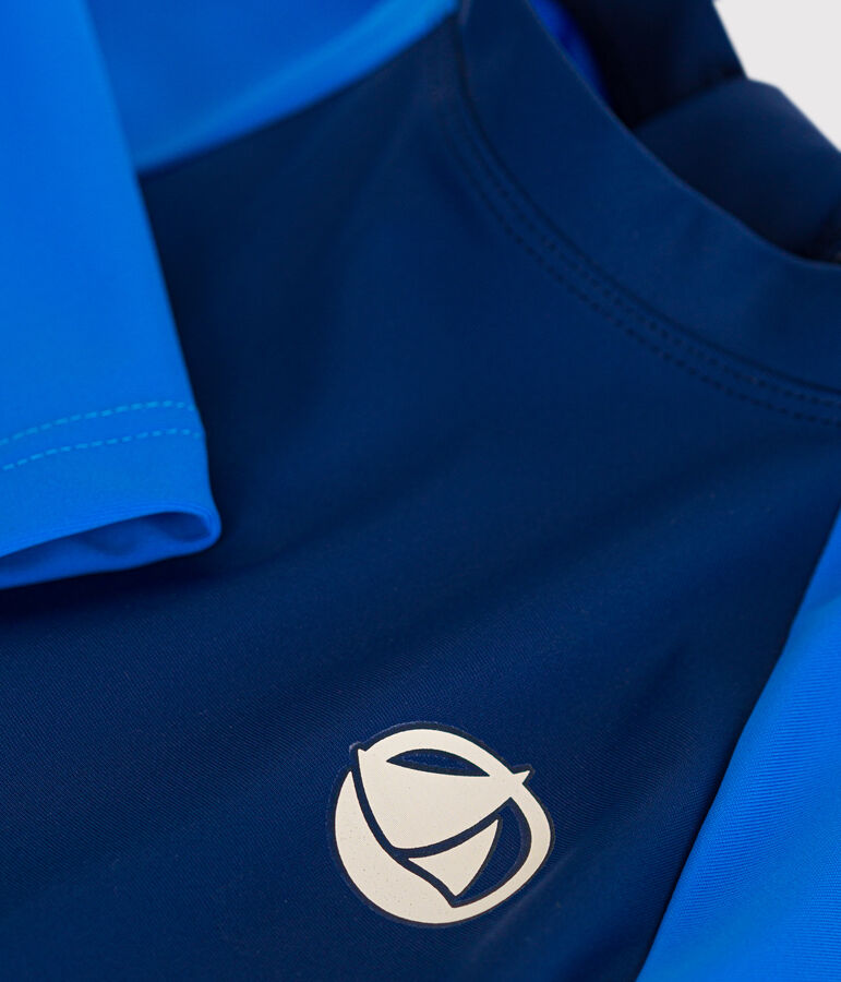 Tee shirt de bain anti UV b&eacute;b&eacute; bleu/bleu