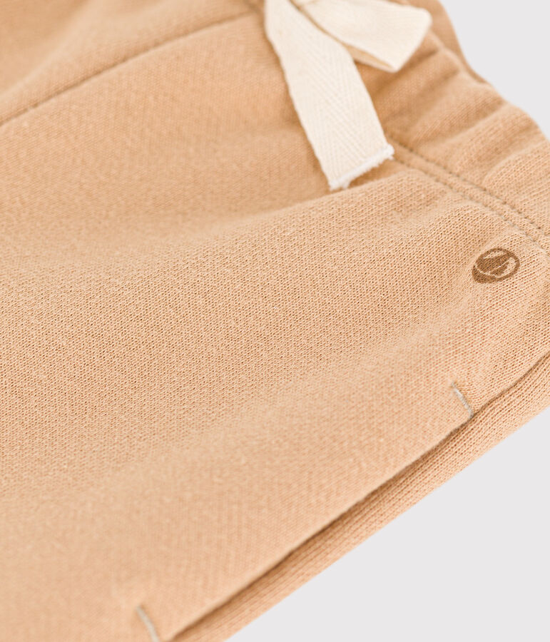 Pantalon en molleton b&eacute;b&eacute; beige TOURONE