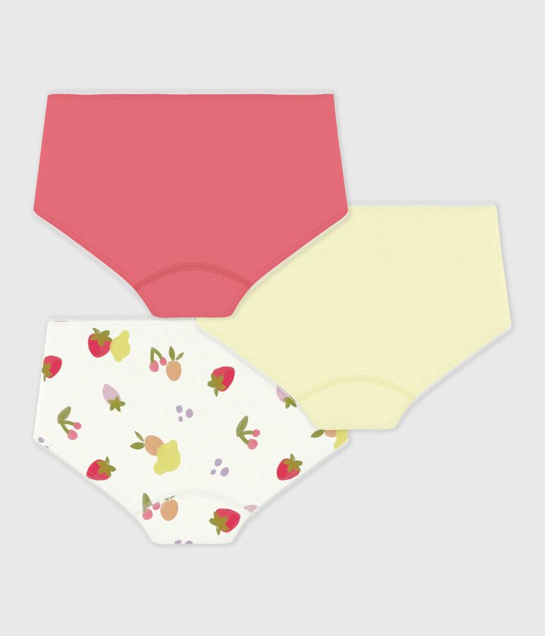 Lot de shorties enfant en coton imprim&eacute; fruits variante 1
