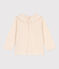 Blouse manches longues bébé en jersey flammé écru AVALANCHE