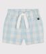 Short en popeline vichy bébé