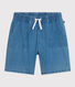Short en denim léger enfant garçon