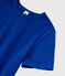 T-shirt col rond iconique en coton Femme bleu SURF