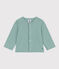 Cardigan en jersey épais bébé vert PAUL