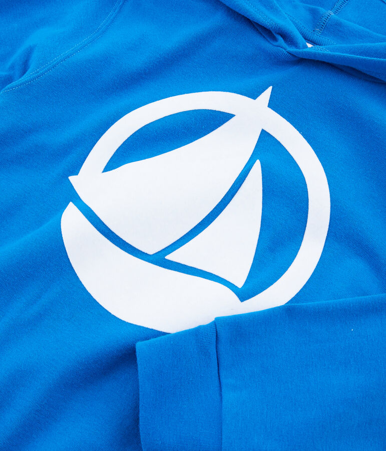 Sweat &agrave; capuche enfant bleu