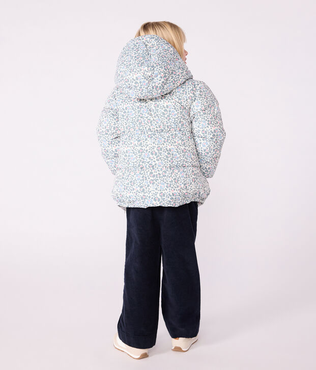 Doudoune enfant imprim&eacute;e &eacute;cru/multicouleur